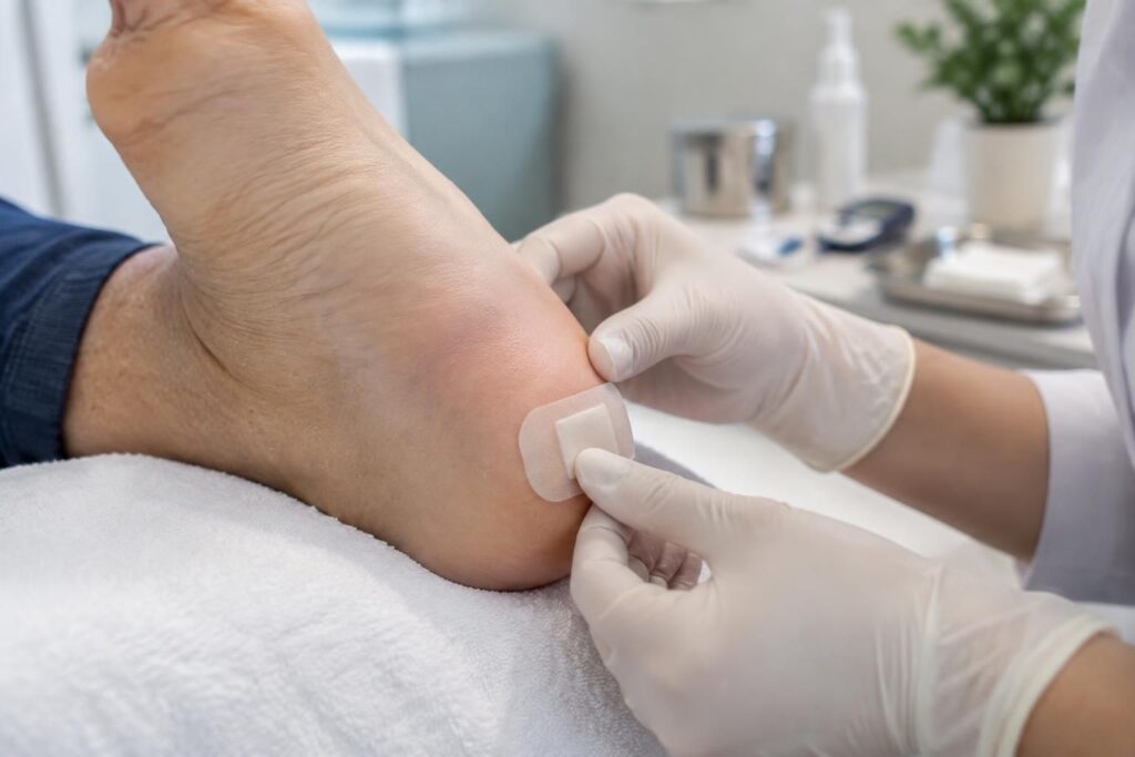 découvrez comment soigner et soulager une ampoule au pied, même en cas de diabète, et sachez quand consulter pour prévenir les complications.