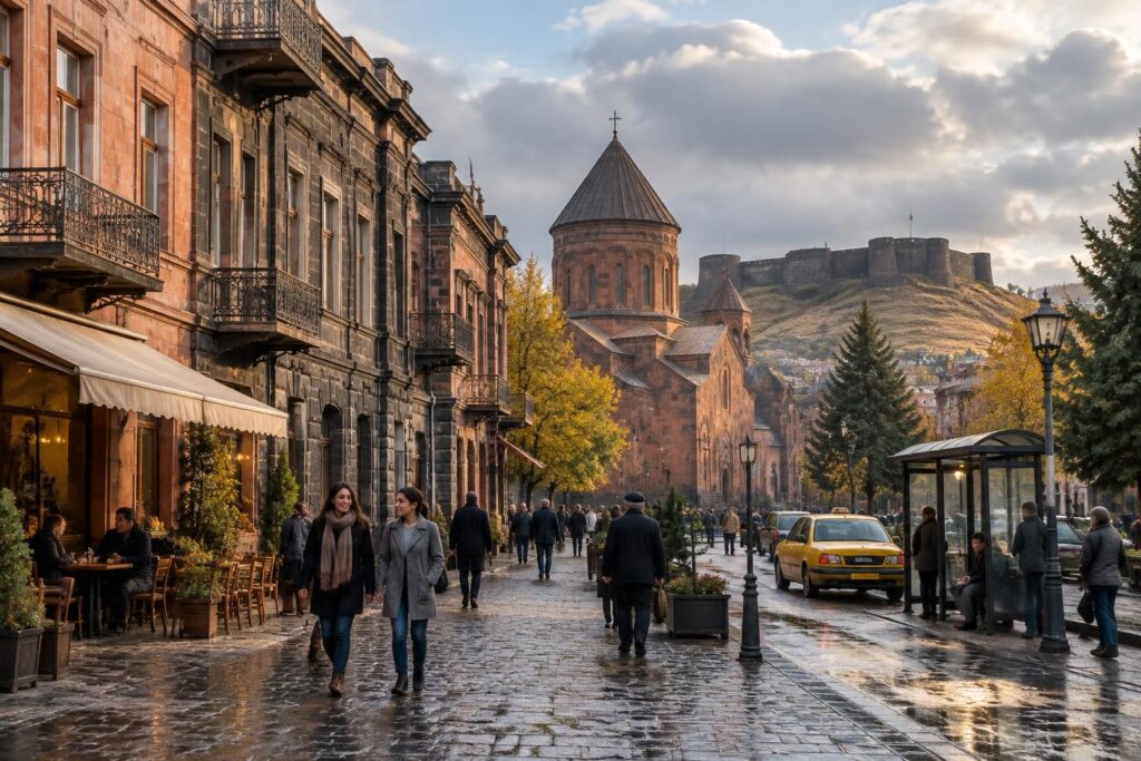 découvrez gyumri, en arménie : météo, population, climat et informations pratiques pour préparer votre visite et mieux connaître la ville.