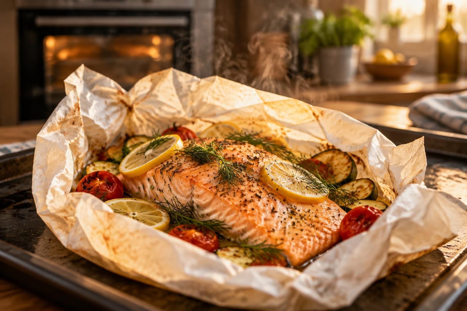 découvrez les temps de cuisson du saumon en papillote, au four ou à la vapeur, et nos astuces gourmandes pour un poisson tendre et savoureux.