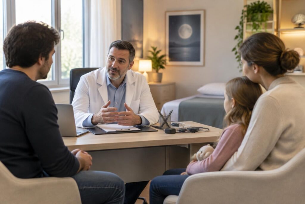 en cas de suspicion d’apnée du sommeil, découvrez quel professionnel consulter pour votre enfant ou vous-même et comment obtenir un diagnostic adapté.